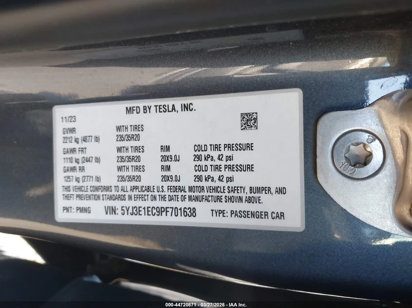 Tesla Model 3 Performance AWD, снимка 9 - Автомобили и джипове - 54324124