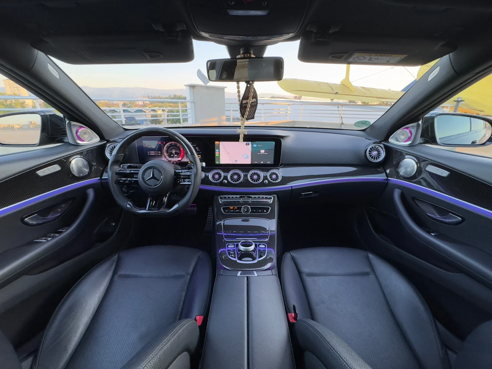 Mercedes-Benz E 220 Face 63 AMG - Ambient - Carbon - Active sound, снимка 8 - Автомобили и джипове - 55888922