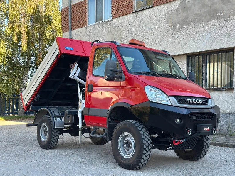 Iveco Daily 4x4, Нов внос, Самосвал + Кран , 4х4, снимка 1 - Бусове и автобуси - 47717286