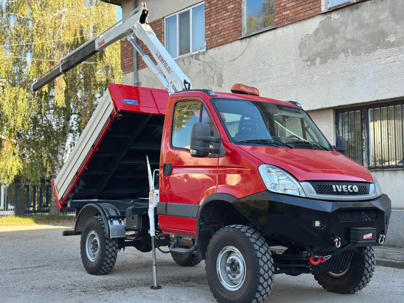 Iveco Daily 4x4, Нов внос, Самосвал + Кран , 4х4, снимка 4 - Бусове и автобуси - 47717286