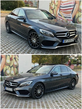 Mercedes-Benz C 220 AMG Line* Panorama* HUD* Burmester*  | Mobile.bg    3