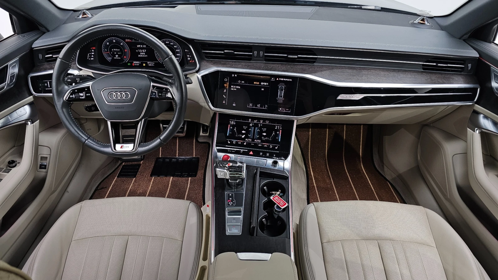 Audi A6 3.0TDI QUATTRO * B&O * DIS * ОБДУХ * ПАНО, снимка 5 - Автомобили и джипове - 56128506