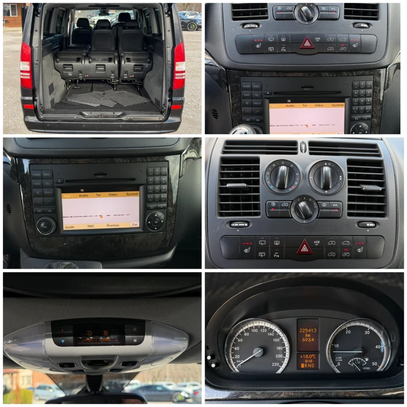 Mercedes-Benz Viano 3.0CDi 224кс * 8 места* * Ambiente* * Автоматик* , снимка 17 - Автомобили и джипове - 53576760
