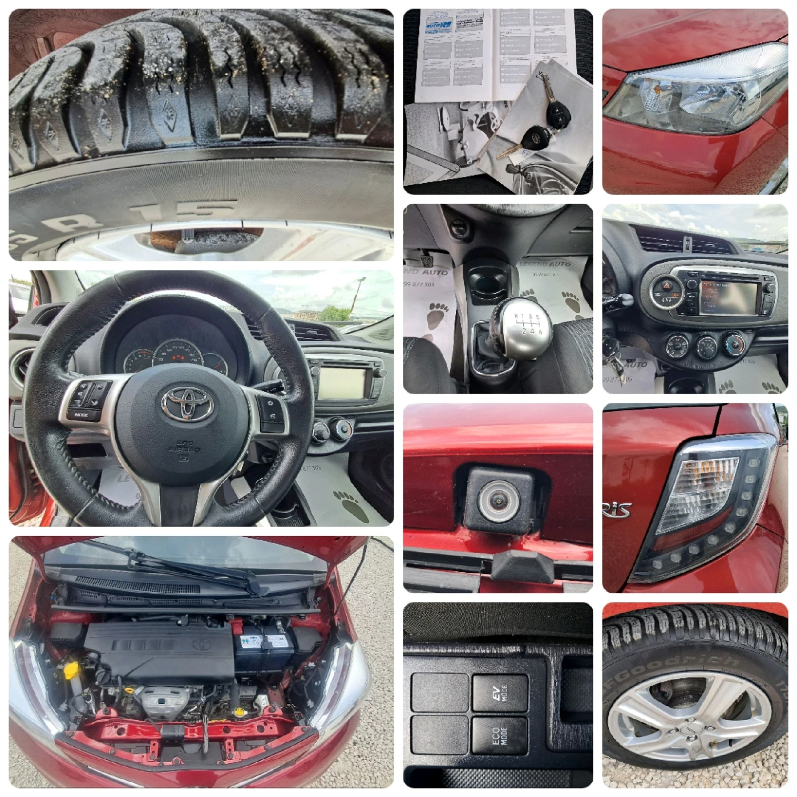 Toyota Yaris 1.3 Face Lift, снимка 17 - Автомобили и джипове - 54678095