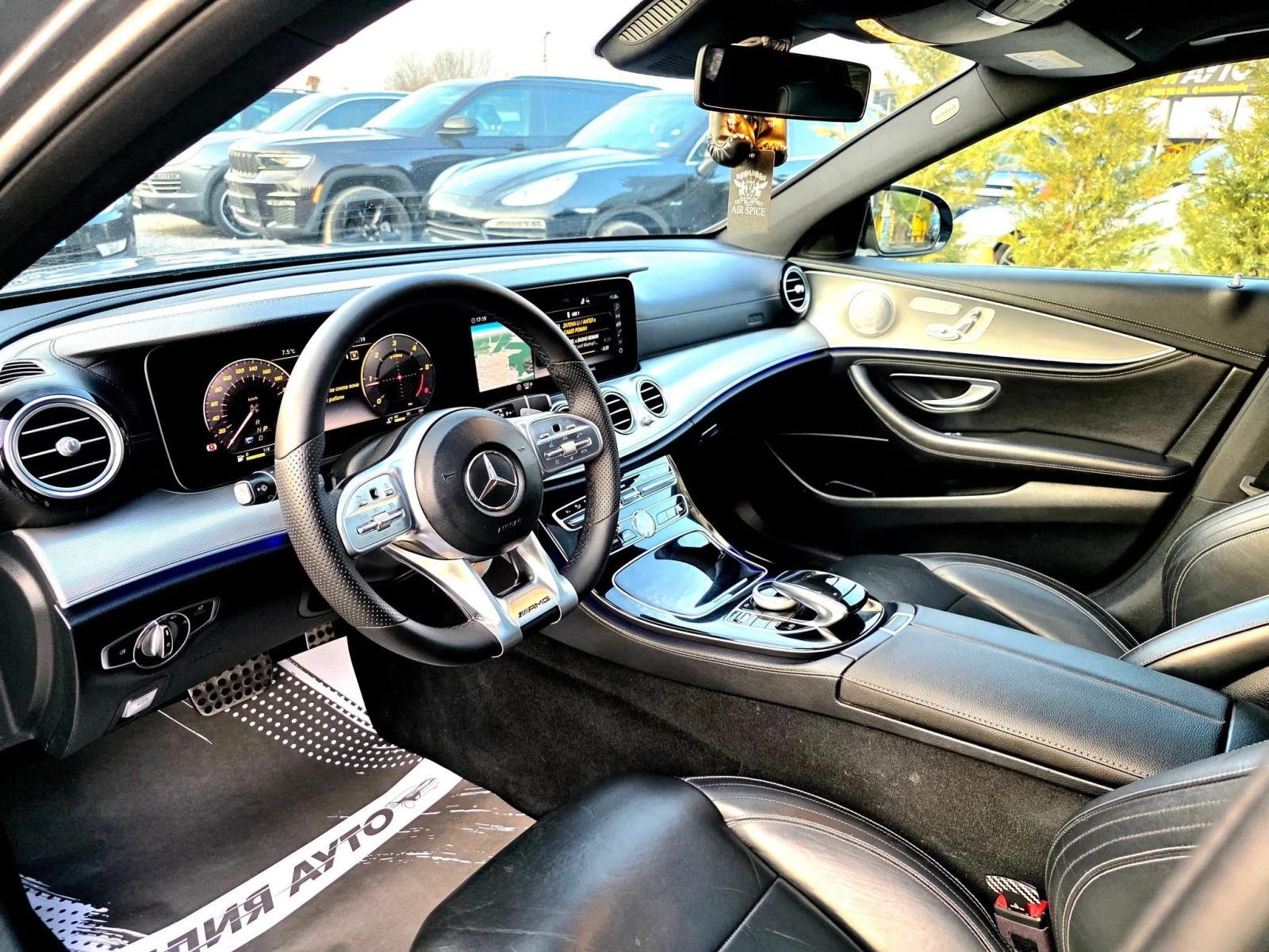 Mercedes-Benz E 220 D FULL AMG LINE  BURMEISTER  100% | Mobile.bg   11