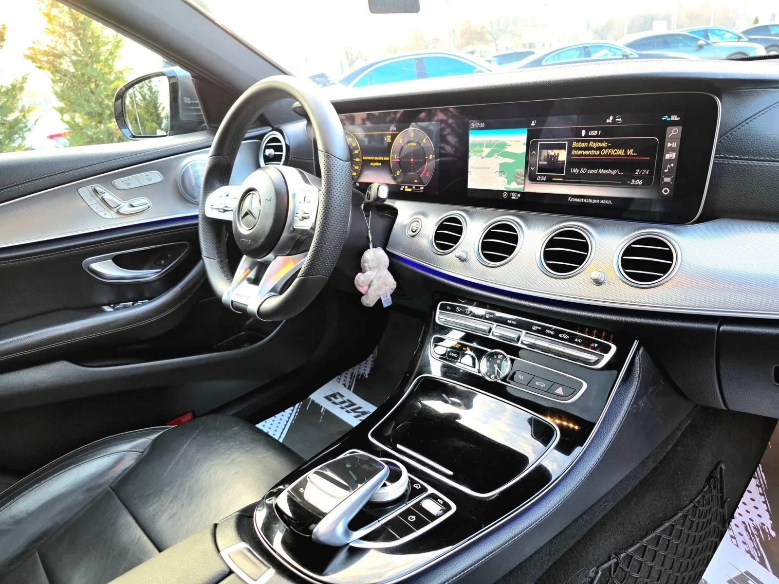 Mercedes-Benz E 220 D FULL AMG LINE  BURMEISTER  100% | Mobile.bg   16