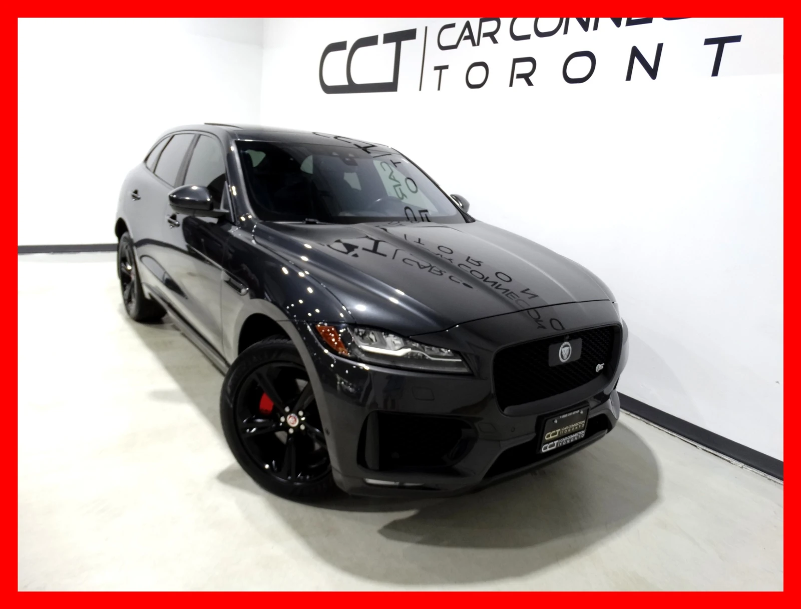 Jaguar F-PACE S AWD / MERIDIAN / BLACK ON BLACK / DIGITAL / HUD, снимка 2 - Автомобили и джипове - 56003678