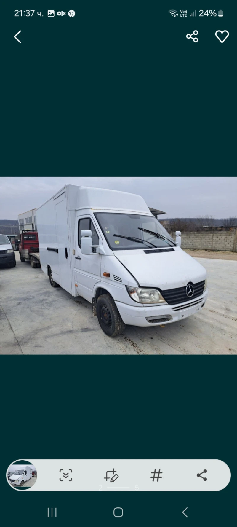 Mercedes-Benz Sprinter 2.2 ЦДИ НА ЧАСТИ , снимка 2 - Бусове и автобуси - 48700659