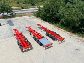 Полуремарке Kaessbohrer AVH; контейнеровоз, снимка 3