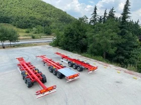 Полуремарке Kaessbohrer AVH; контейнеровоз, снимка 4