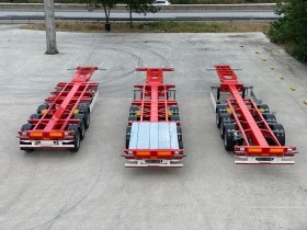 Полуремарке Kaessbohrer AVH; контейнеровоз, снимка 1