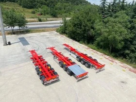 Полуремарке Kaessbohrer AVH; контейнеровоз, снимка 2