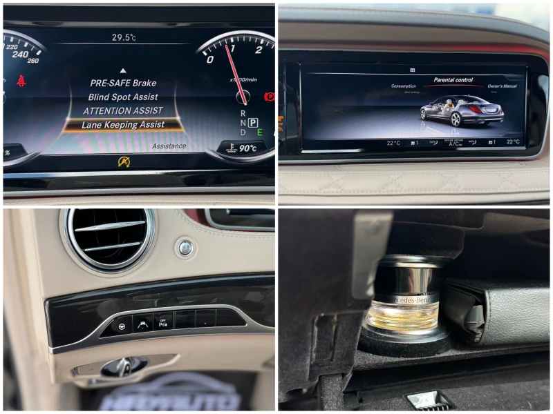 Mercedes-Benz S 350 d= Long= 9G-tronic= 3xTV= 63 AMG= Designo= Panoram - 63999 лв. - 13687988 | Car24.bg