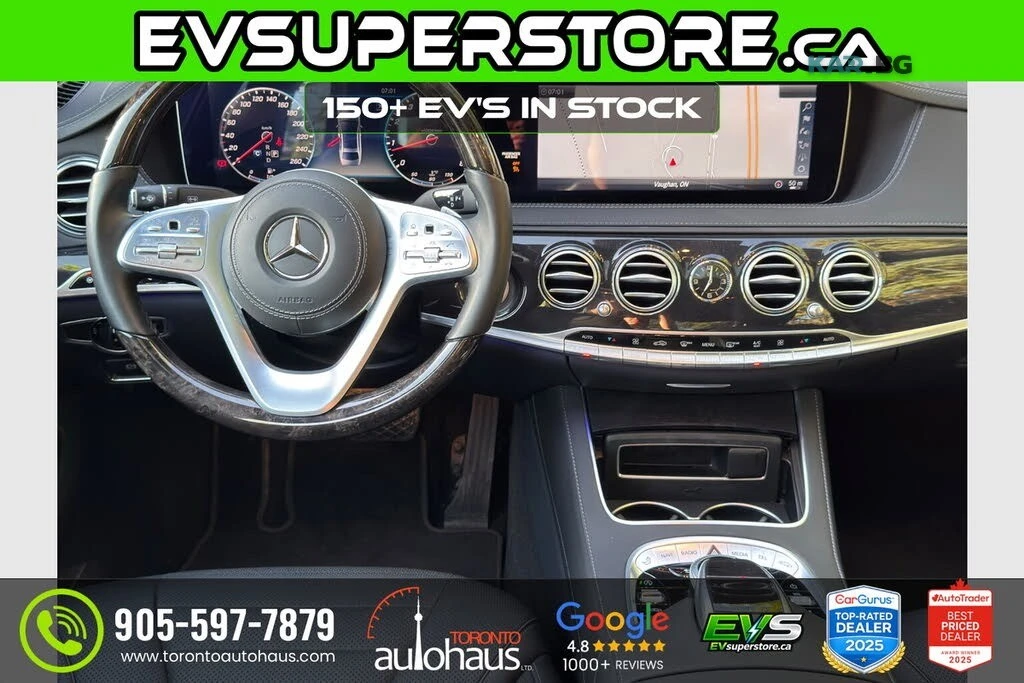Mercedes-Benz S 560 * 4MATIC* АвтоКредит * (ЦЕНА ДО БГ), снимка 11 - Автомобили и джипове - 55124004