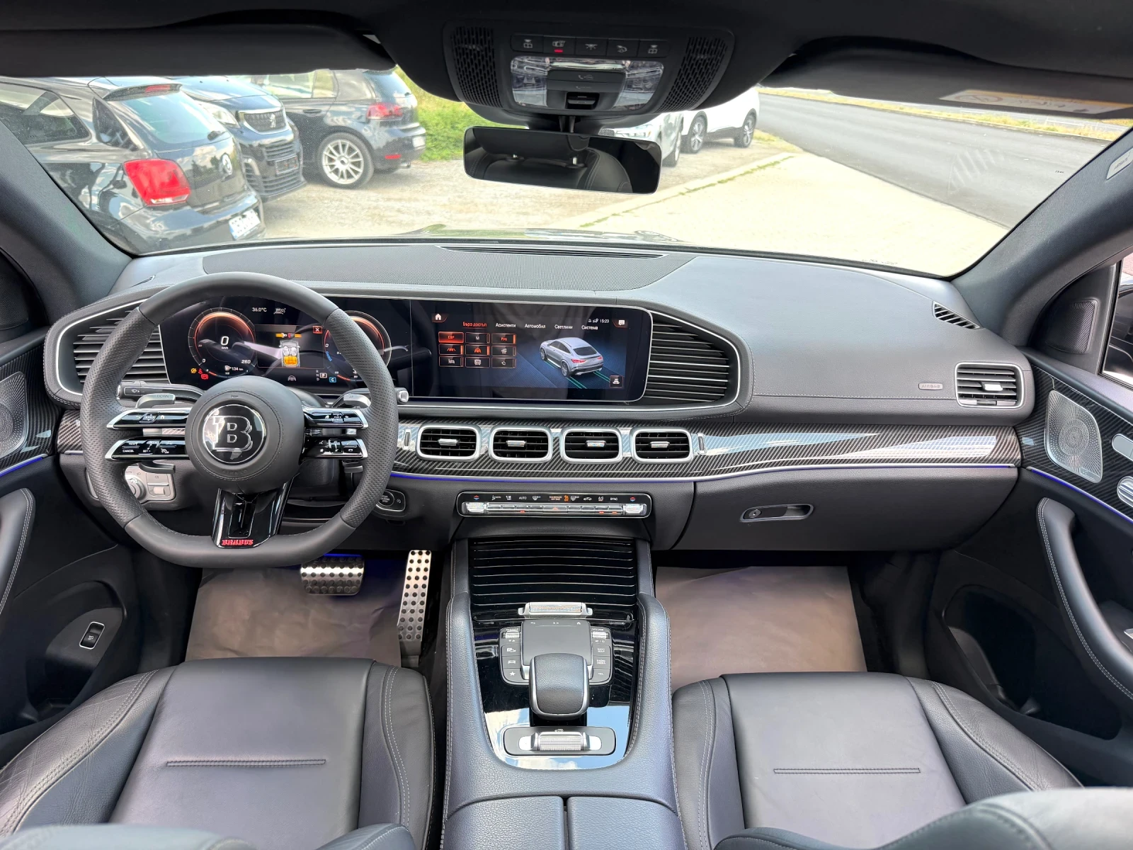 Mercedes-Benz GLE 400 COUPE#FACELIFT#BRABUS#CARBON#PANORAMA#33000KM, снимка 5 - Автомобили и джипове - 55227316