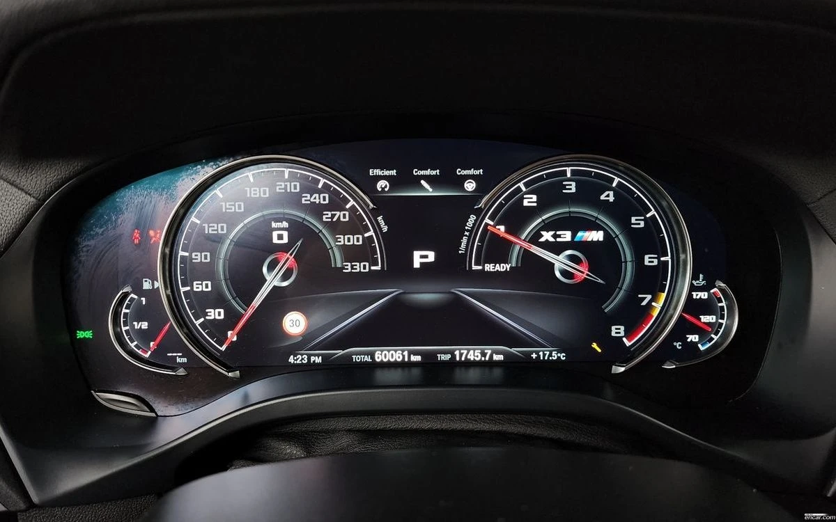 BMW X3 M * RED INTERIOR * ОБДУХВАНЕ * HEAD UP * , снимка 9 - Автомобили и джипове - 55254298