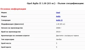 Opel Agila �������� | Mobile.bg � ����� ������ 9
