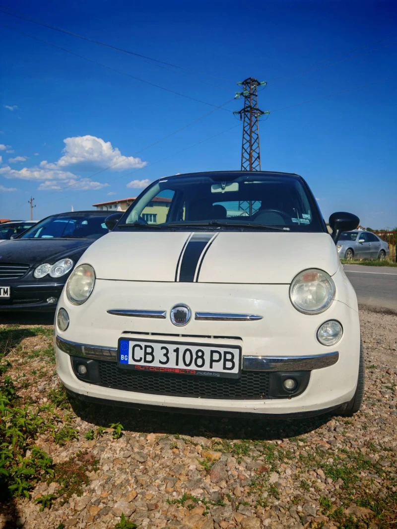 Fiat 500 1.2 cabrio, снимка 3 - Автомобили и джипове - 46850566