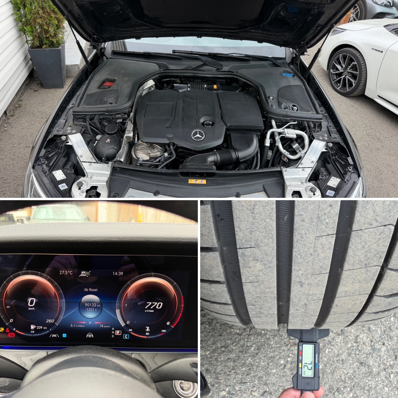 Mercedes-Benz E 220 AMG* СЕРВИЗНА КНИЖКА С ПЪЛНА ИСТОРИЯ В МЕРЦЕДЕС, снимка 15 - Автомобили и джипове - 55014839