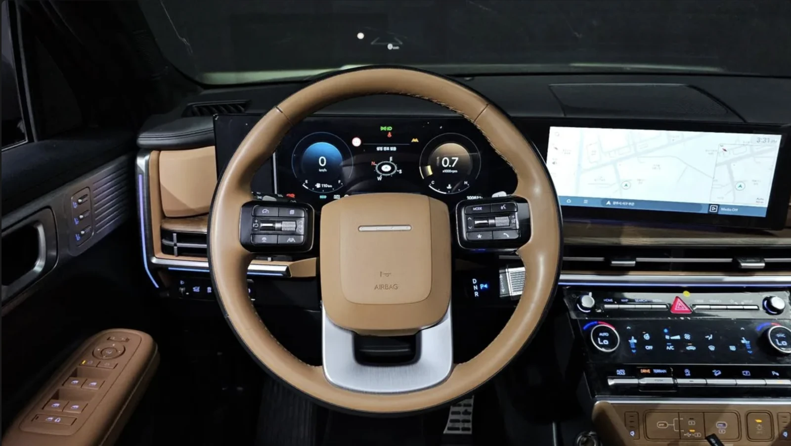 Hyundai Santa fe CALIGRAPHY / ОБДУХ / 360 КАМЕРИ / HUD , снимка 9 - Автомобили и джипове - 54884402