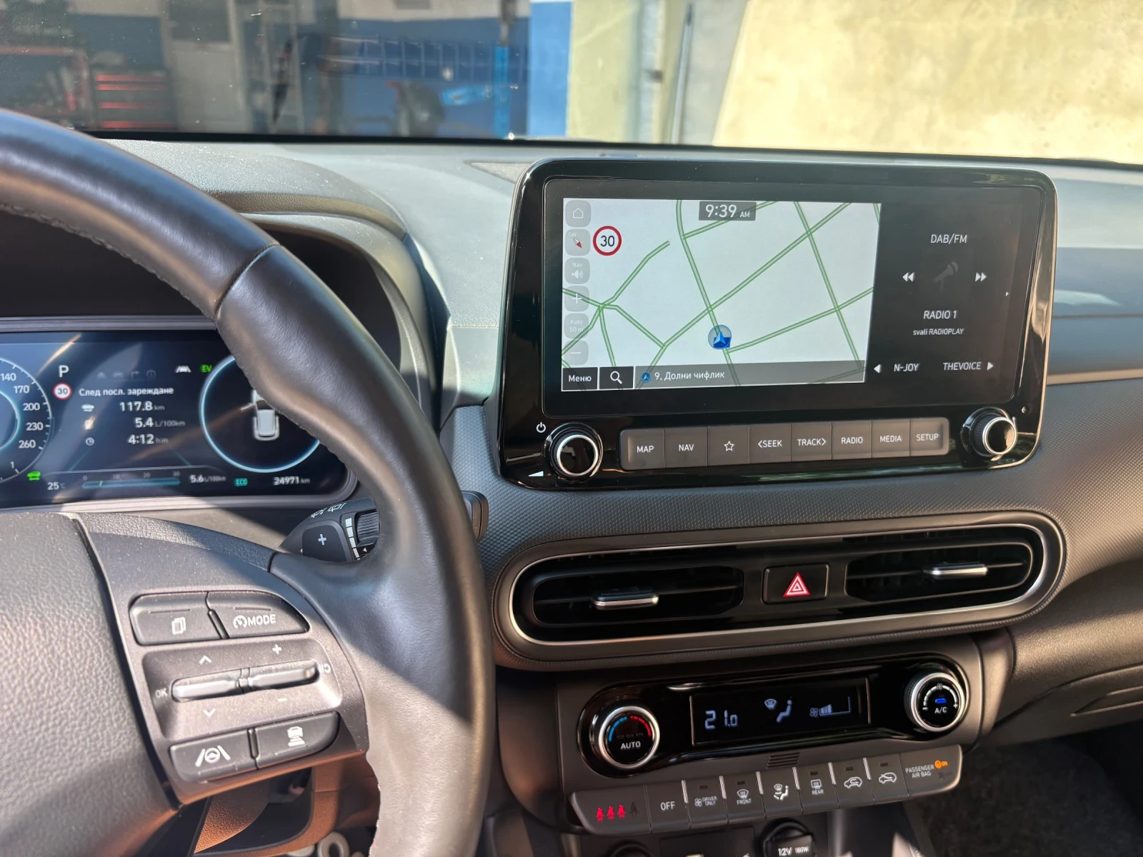 Hyundai Kona 1.6 хибрид, снимка 7 - Автомобили и джипове - 55482812
