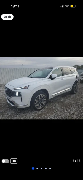 ����� �� �������� �� Hyundai Santa fe 2.5 Turbo Caligraphy 