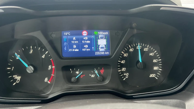 Ford Transit Custom 2.0 EcoBlue 170 PS evro 6  РЕАЛНИ КИЛОМЕТРИ, снимка 6 - Бусове и автобуси - 49637496