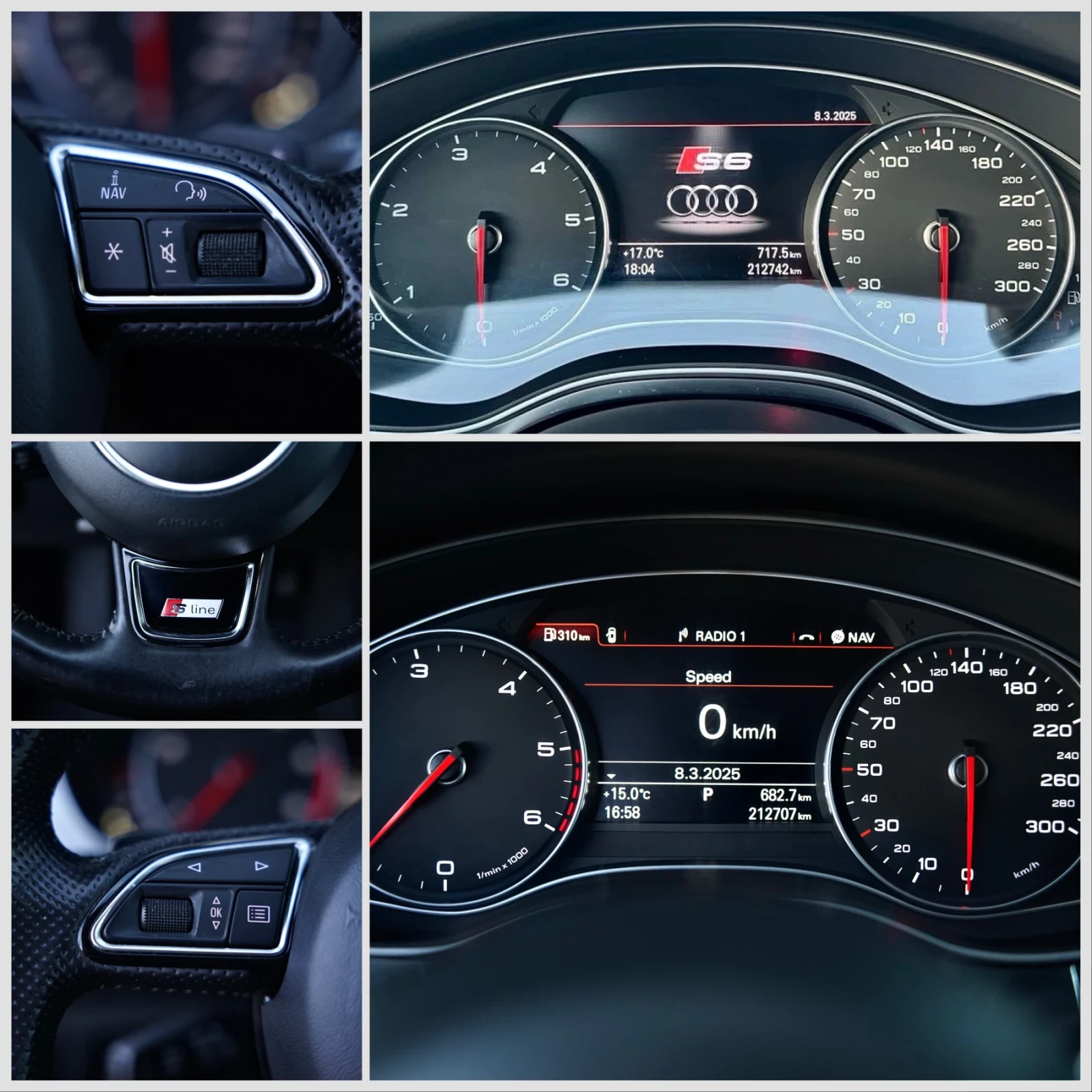 Audi A6 A6/S6 245 3xS-LINE* QUATTRO* MATRIX | Mobile.bg   15