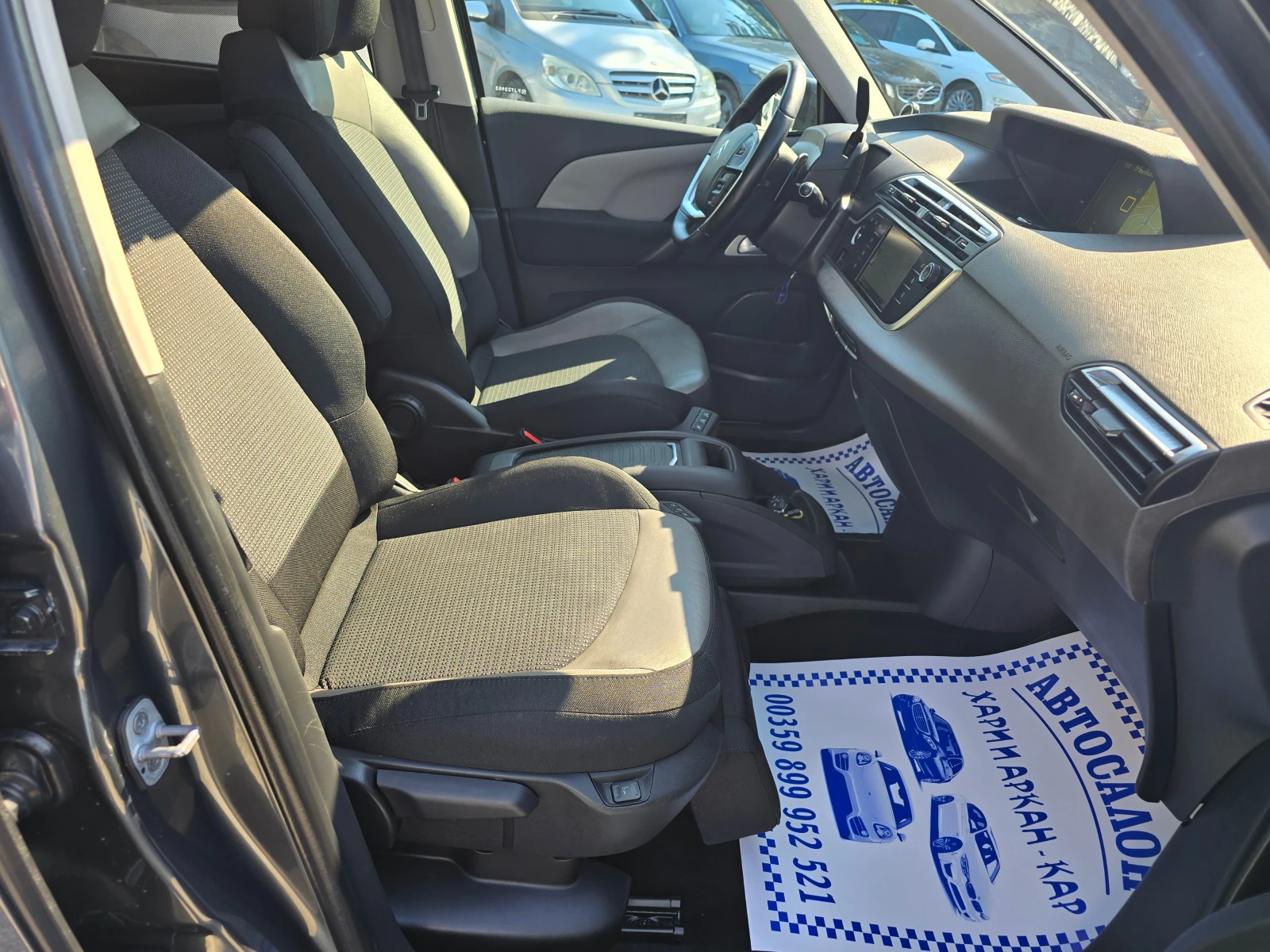 Citroen Grand C4 Picasso 2.0HDI-ЕВРО 6В-АВТОМАТИК-ПАНОРАМА-НАВИГАЦИЯ-7 МЕСТ - изображение 10