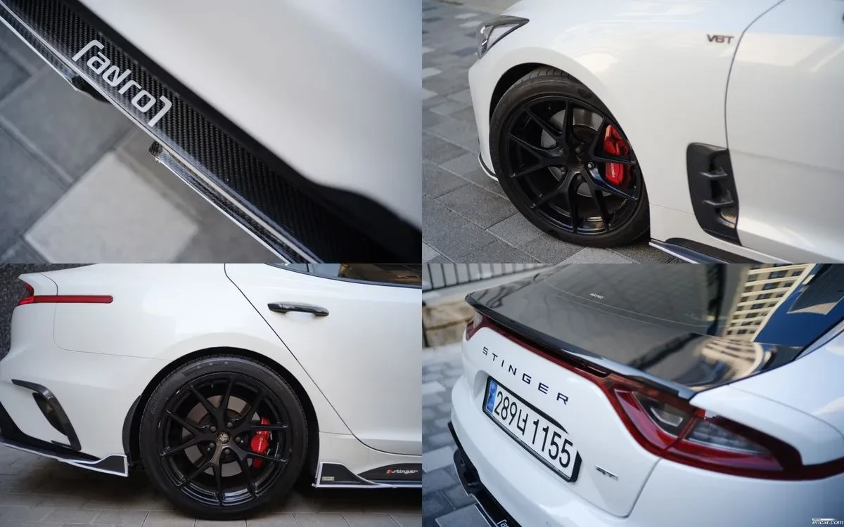 Kia Stinger CARBON * HeadsUp * Обдух/Подгрев * 360 * Задно, снимка 15 - Автомобили и джипове - 54767245