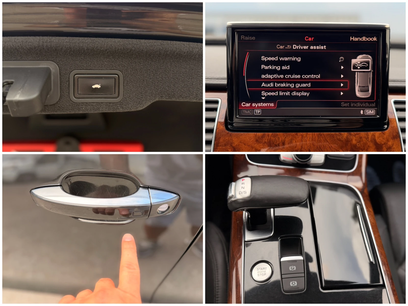 Audi A8 4.2TDI= QUATTRO= S-LINE= EXCLUSIVE= DISTRONIC= BOS, снимка 17 - Автомобили и джипове - 55124317