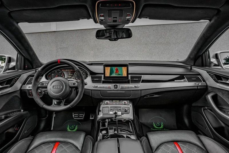 Audi A8 4.2TDI* S8-PACK* QUATTRO* MASSAGE* 3XTV* FULL MAX, снимка 13 - Автомобили и джипове - 51715245