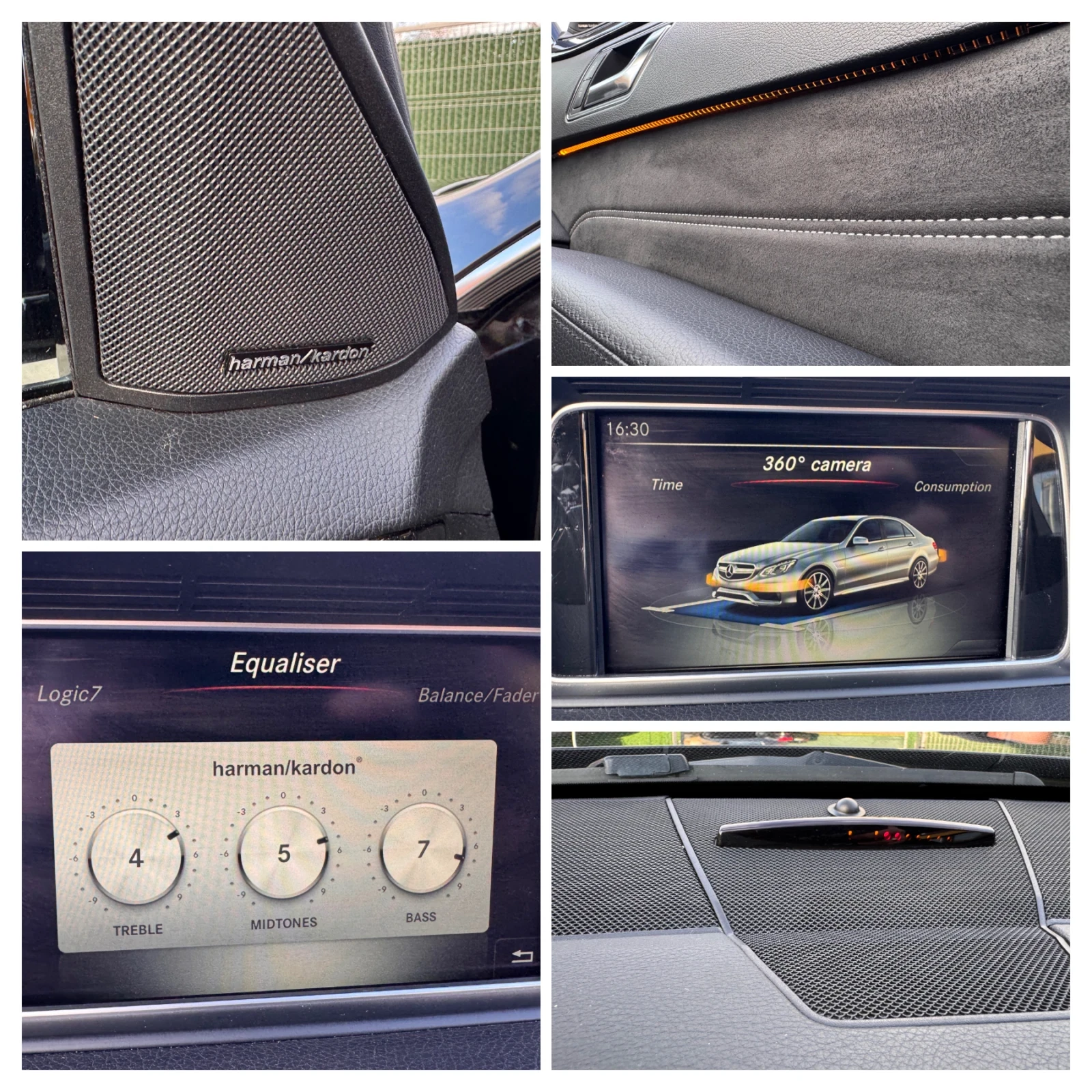 Mercedes-Benz E 250 d/4x4/AMG/360 КАМЕРИ+ ДИСТРОНИК+ HARMAN/KARDON/ТОП, снимка 13 - Автомобили и джипове - 54741065