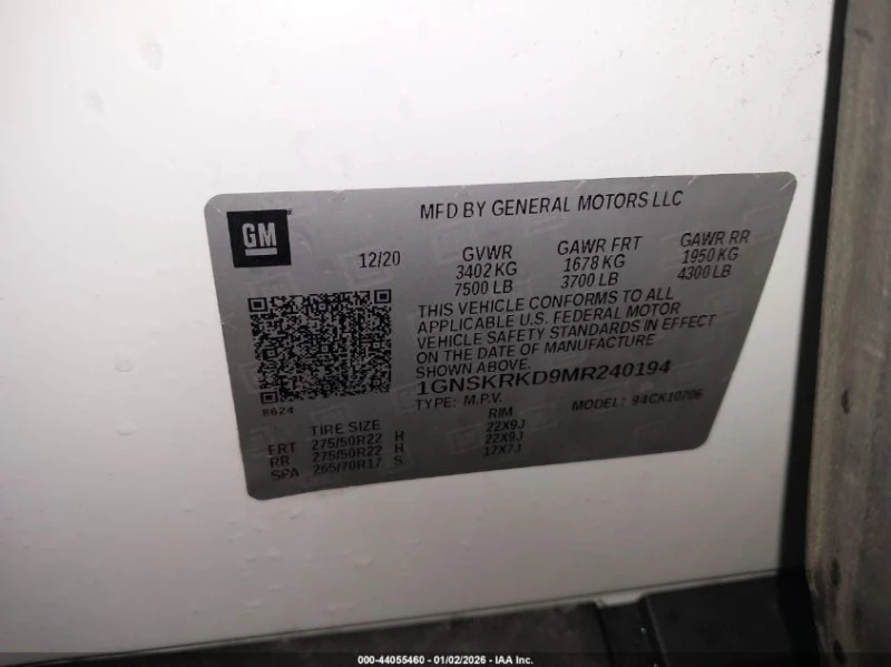 Chevrolet Tahoe 5.3l 4Wd Rst, снимка 9 - Автомобили и джипове - 53242280