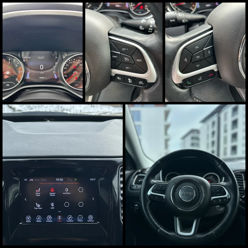 Jeep Compass 2.0* MultiJet* 4x4* Full Led, снимка 15 - Автомобили и джипове - 53343016