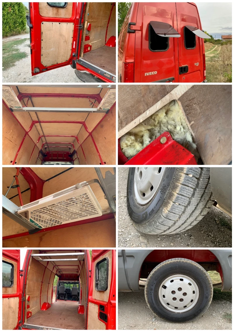 Iveco Daily 2.8TDI* SUPER MAXII XXXL | 2 С-НИЧНИ ВРАТИ* 196км!, снимка 17 - Бусове и автобуси - 53364092