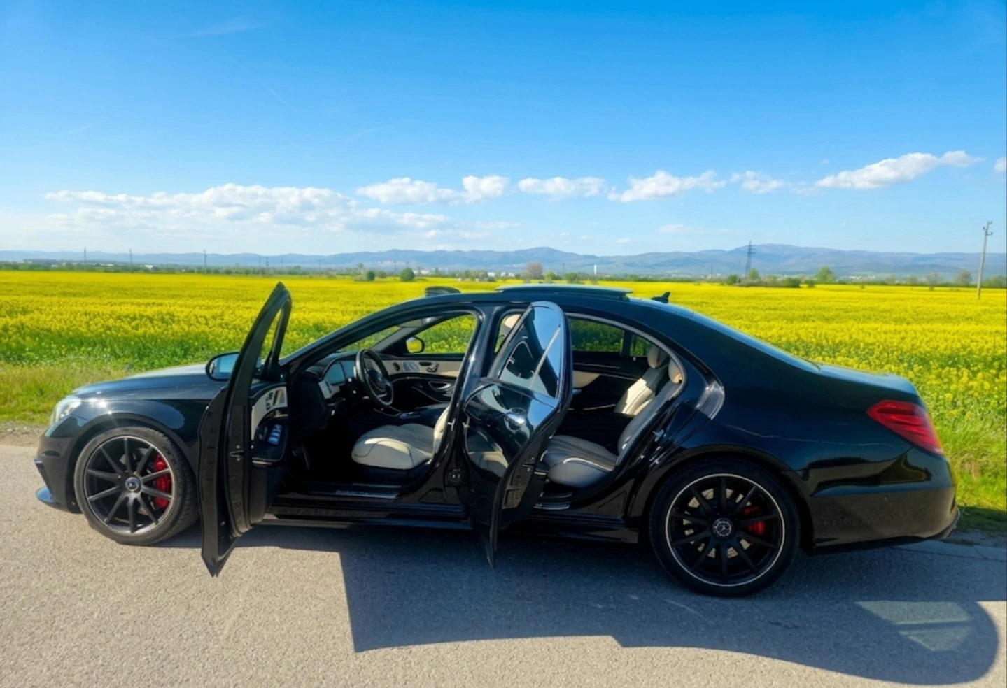 Mercedes-Benz S 63 AMG 4MATIC Long , снимка 5 - Автомобили и джипове - 54615044