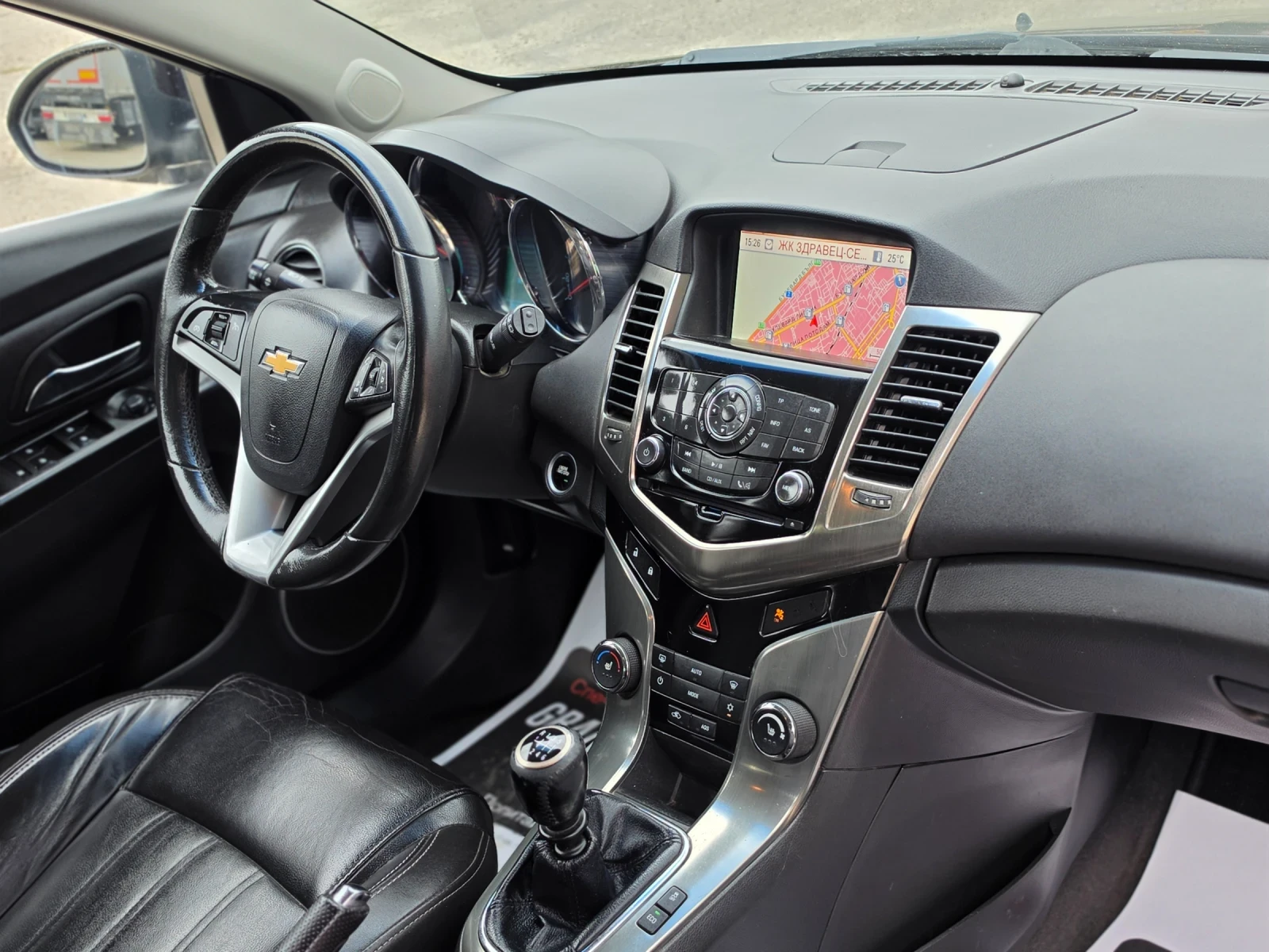 Chevrolet Cruze 1.7CDTi 130hp * EURO 5 * НАВИ * КЛИМАТРОНИК * , снимка 12 - Автомобили и джипове - 54783457