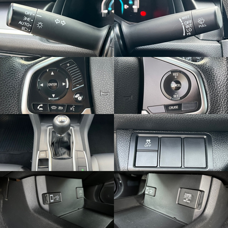 Honda Civic 2017 / 71000 км. / БЕНЗИН / ЕВРО 6, снимка 16 - Автомобили и джипове - 43229967