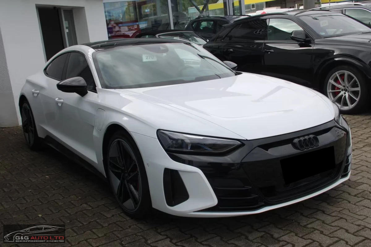 Audi E-Tron GT RS/QUATTRO/598HP/360/PANO/MATRIX/CARBON/787z, снимка 6 - Автомобили и джипове - 55703327