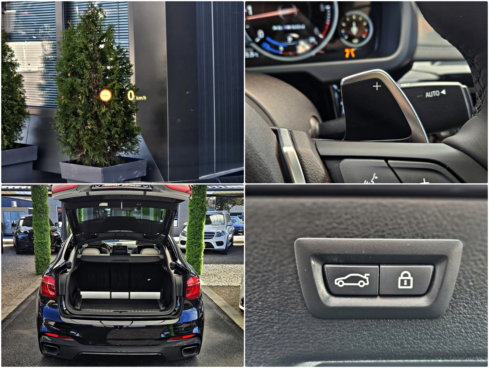 BMW X6 M50D/INDIVIDUAL/TVx3/DISTR/360CAM/HUD/B&O/ОБДУХ/LI, снимка 14 - Автомобили и джипове - 54113743