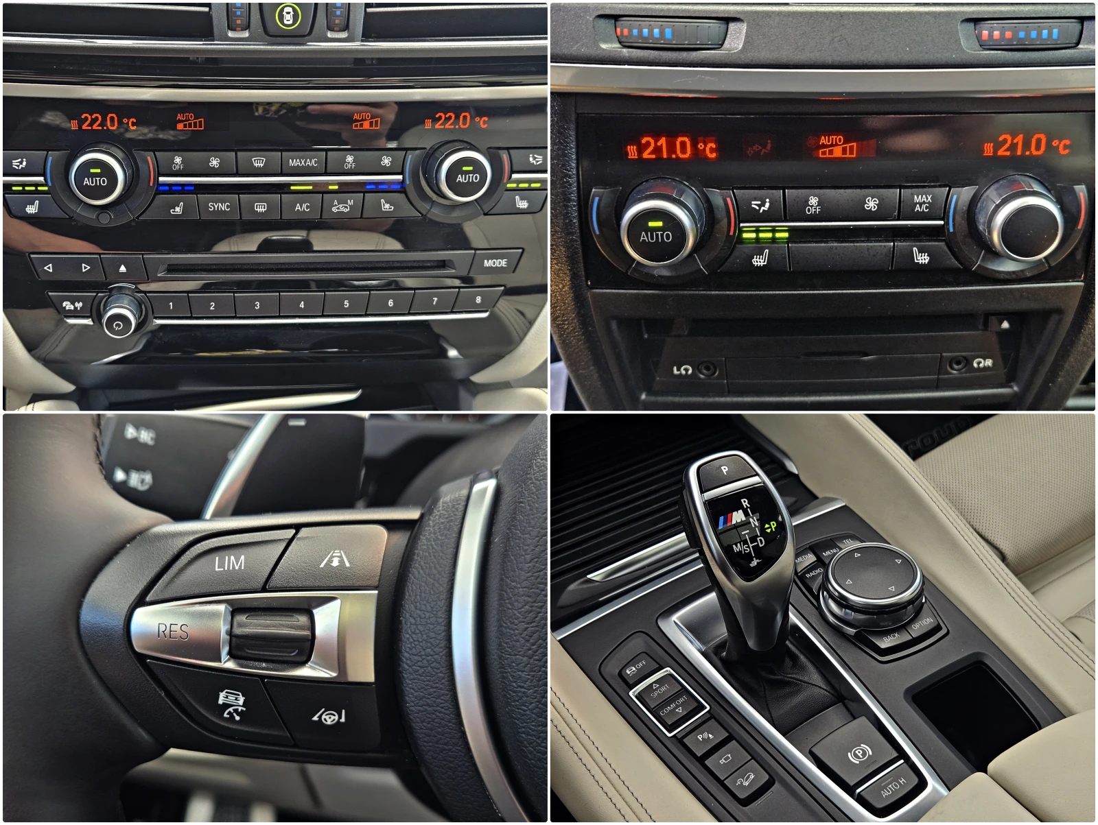 BMW X6 M50D/INDIVIDUAL/TVx3/DISTR/360CAM/HUD/B&O/ОБДУХ/LI, снимка 13 - Автомобили и джипове - 54113743