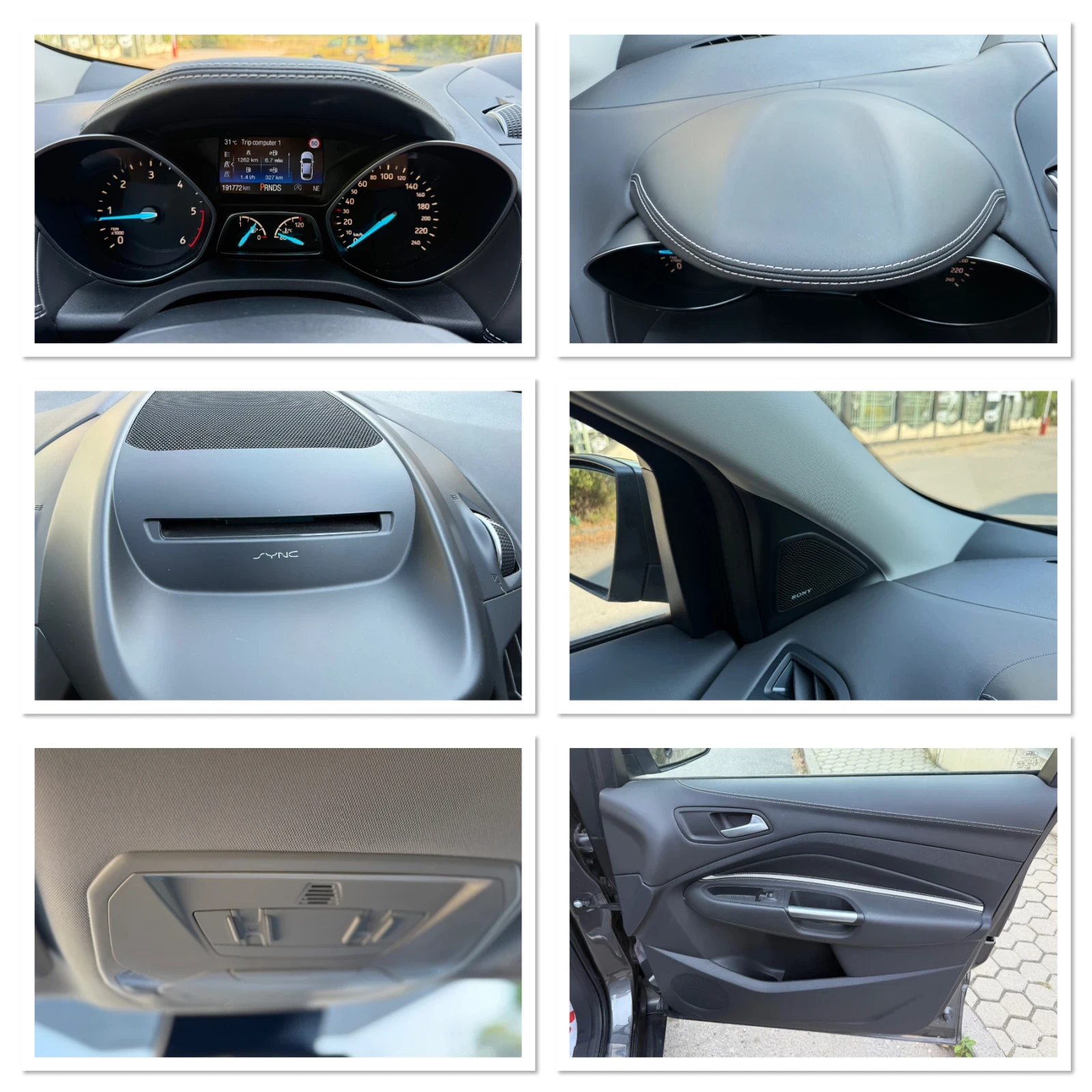Ford Kuga * 2.0TDCI* VIGNALE* PANORAMA* FULL* LIZING* , снимка 11 - Автомобили и джипове - 55786485
