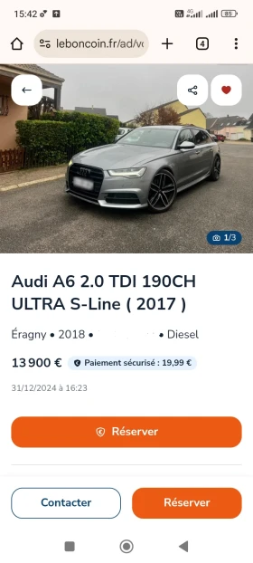 Audi A6 S/LINE FACE.XENON.CAM. | Mobile.bg    17