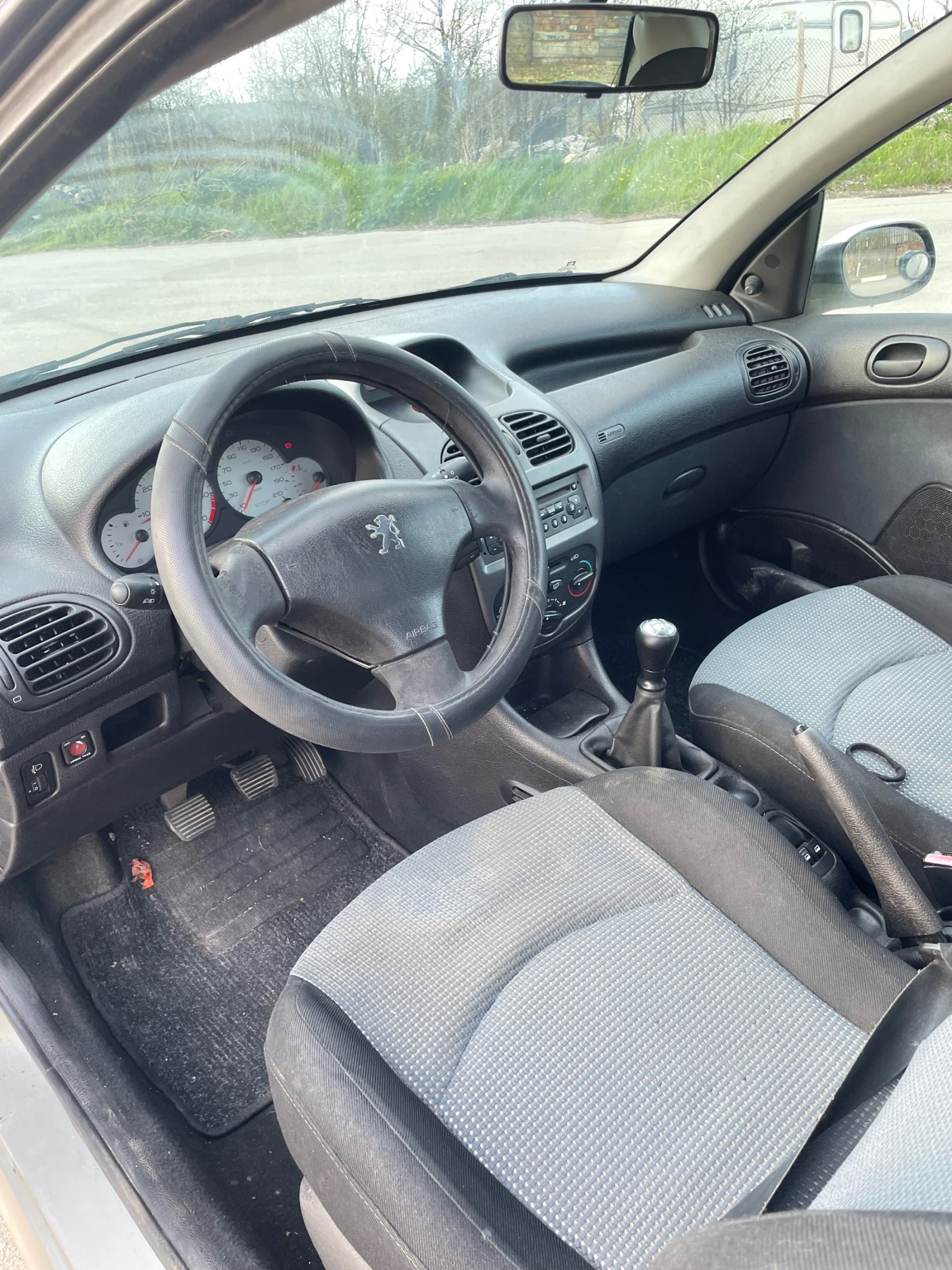 Peugeot 206 2.0HDI 90HP, снимка 6 - Автомобили и джипове - 54159302