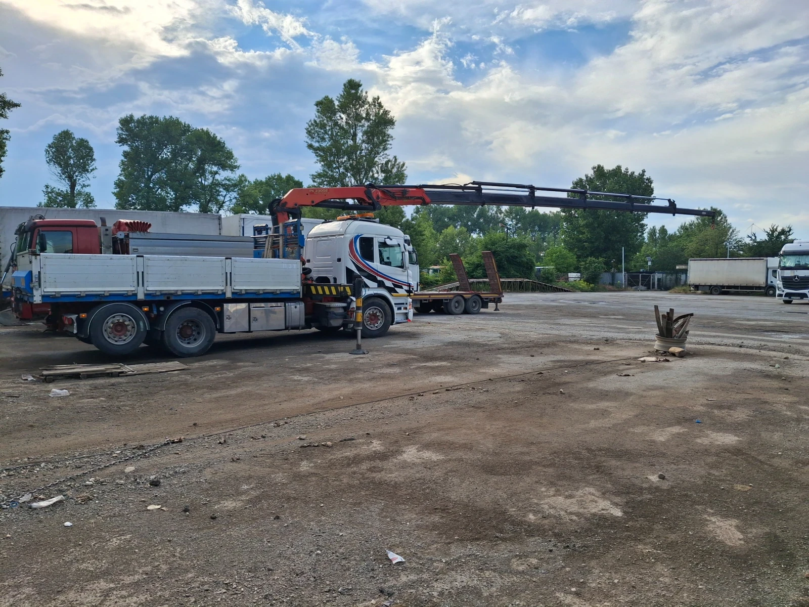 Scania P 380 Palfinger 23002, Самосвал, снимка 5 - Камиони - 56346674