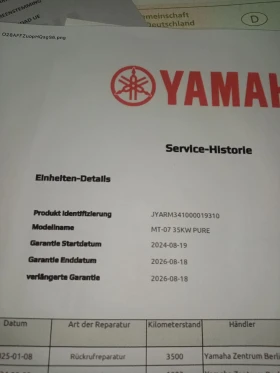 Yamaha Mt-07 A2 35kw Black edition,    8.2026! | Mobile.bg    15