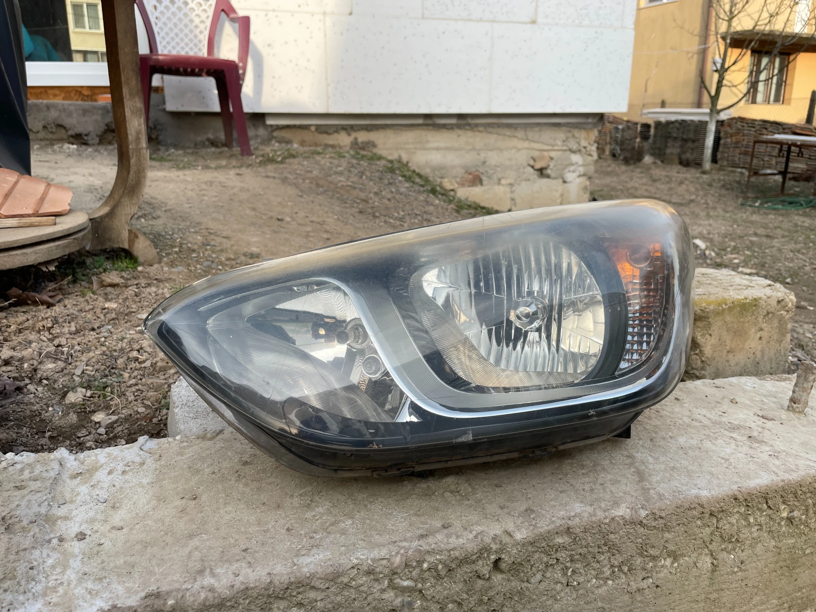 ляв фар и ляв халоген hyundai i20 - 2012-2014, снимка 5 - Части - 54075385