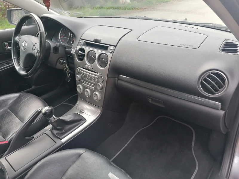 Mazda 6 2002 Benzin 141 к.с. 16v  * ВЕРИГА* ,  * КОЖА* , снимка 7 - Автомобили и джипове - 47506863