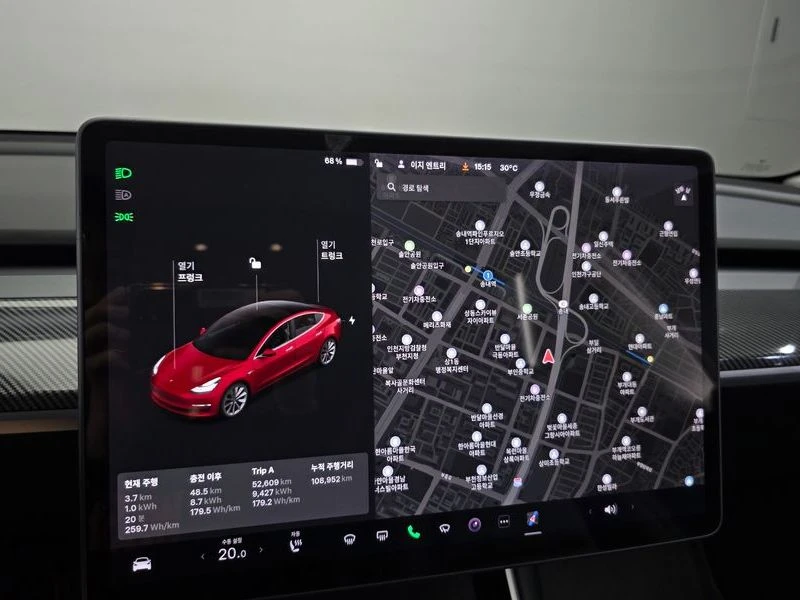 Tesla Model 3 Long Range AWD| 441к.с., снимка 14 - Автомобили и джипове - 56007794